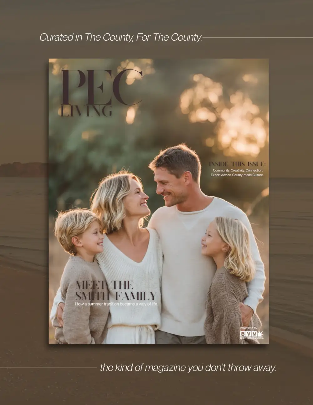 Prince Edward County, where PEC Living will be based